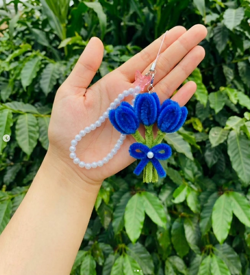 Lale Charm El Yapımı Şönil